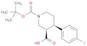 (3R,4R)-1-(tert-Butoxycarbonyl)-4-(4-fluorophenyl)piperidine-3-carboxylic acid