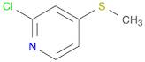 2-Chloro-4-(methylthio)pyridine