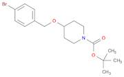 TERT-BUTYL 4-(4-BROMOBENZYLOXY)PIPERIDINE-1-CARBOXYLATE