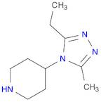 4-(3-Ethyl-5-methyl-4H-1,2,4-triazol-4-yl)piperidine