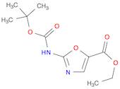 Ethyl 2-(t-BOC-amino)oxazole-5-carboxylate