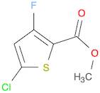 2-Thiophenecarboxylic acid, 5-chloro-3-fluoro-, methyl ester