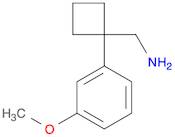 [1-(3-methoxyphenyl)cyclobutyl]methylamine