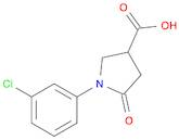 3-Pyrrolidinecarboxylicacid, 1-(3-chlorophenyl)-5-oxo-