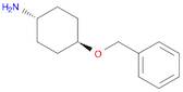 Cyclohexanamine, 4-(phenylmethoxy)-, trans-