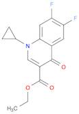 Ethyl 1-cyclopropyl-6,7-difluoro-4-oxo-1,4-dihydroquinoline-3-carboxylate