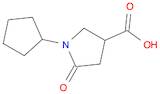 1-Cyclopentyl-5-oxopyrrolidine-3-carboxylic acid