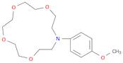 1,4,7,10-Tetraoxa-13-azacyclopentadecane, 13-(4-methoxyphenyl)-