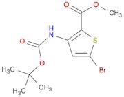 Methyl 5-bromo-3-((tert-butoxycarbonyl)amino)thiophene-2-carboxylate