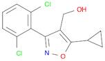 (5-Cyclopropyl-3-(2,6-dichlorophenyl)isoxazol-4-yl)methanol