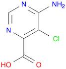 6-Amino-5-chloro-4-pyrimidinecarboxylic acid