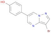 4-(3-Bromopyrazolo[1,5-a]pyrimidin-6-yl)phenol