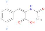 2-Acetylamino-3-(2,5-difluorophenyl)acrylic acid