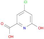 4-Chloro-6-hydroxypicolinic acid