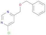 4-BENZYLOXYMETHYL-6-CHLORO-PYRIMIDINE