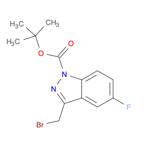 tert-Butyl 3-(bromomethyl)-5-fluoro-1H-indazole-1-carboxylate