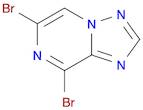 6,8-Dibromo[1,2,4]triazolo[1,5-a]pyrazine