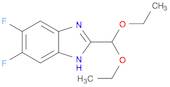 2-(Diethoxymethyl)-5,6-difluoro-1H-benzo[d]imidazole