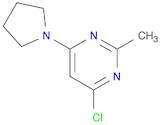 4-Chloro-2-methyl-6-pyrrolidin-1-yl-pyrimidine