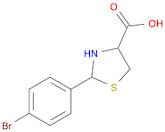 2-(4-Bromophenyl)thiazolidine-4-carboxylic acid