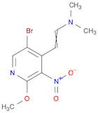 Ethenamine, 2-(5-bromo-2-methoxy-3-nitro-4-pyridinyl)-N,N-dimethyl-