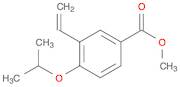 Benzoic acid, 3-ethenyl-4-(1-methylethoxy)-, methyl ester