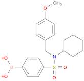 (4-(N-Cyclohexyl-N-(4-methoxybenzyl)sulfamoyl)phenyl)boronic acid