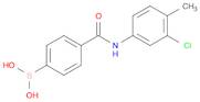 (4-((3-Chloro-4-methylphenyl)carbamoyl)phenyl)boronic acid