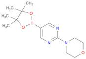 4-(5-(4,4,5,5-Tetramethyl-1,3,2-dioxaborolan-2-yl)pyrimidin-2-yl)morpholine