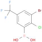 3-Bromo-2-chloro-5-(trifluoromethyl)phenylboronic acid