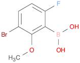 3-Bromo-6-fluoro-2-methoxyphenylboronic acid