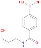 (4-((3-Hydroxypropyl)carbamoyl)phenyl)boronic acid