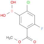 2-Chloro-4-fluoro-5-(methoxycarbonyl)phenylboronic acid