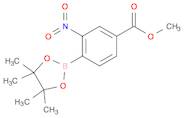 4-Methoxycarbonyl-2-nitrophenylboronic acid, pinacol ester