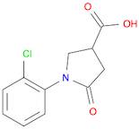 1-(2-CHLOROPHENYL)-5-OXOPYRROLIDINE-3-CARBOXYLIC ACID