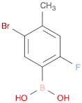 5-Bromo-2-fluoro-4-methylphenylboronic acid