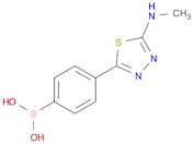 4-(5-(Methylamino)-1,3,4-thiadiazol-2-yl)phenylboronic acid