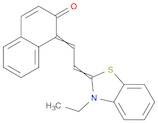 2(1H)-NAPHTHALENONE, 1-[2-(3-ETHYL-2(3H)-BENZOTHIAZOLYLIDENE)ETHYLIDENE]-