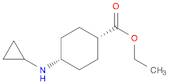 Cyclohexanecarboxylic acid, 4-(cyclopropylamino)-, ethyl ester, cis-