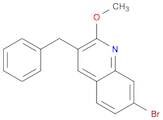 Quinoline, 7-bromo-2-methoxy-3-(phenylmethyl)-