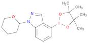 1-(oxan-2-yl)-4-(tetramethyl-1,3,2-dioxaborolan-2-yl)-1H-indazole