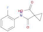 Cyclopropanecarboxylic acid, 1-[[(2-fluorophenyl)amino]carbonyl]-