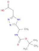 (5-{1-[(TERT-BUTOXYCARBONYL)AMINO]ETHYL}-4H-1,2,4-TRIAZOL-3-YL)ACETIC ACID