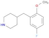 4-(5-FLUORO-2-METHOXY-BENZYL)-PIPERIDINE