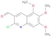 3-Quinolinecarboxaldehyde, 2-chloro-5,6,7-trimethoxy-