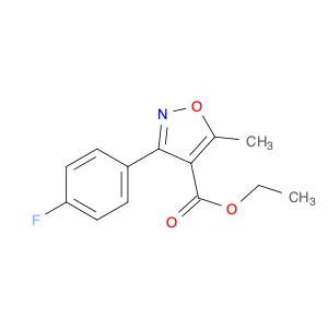 Ethyl 3-(4-fluorophenyl)-5-methylisoxazole-4-carboxylate