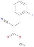 Methyl 2-cyano-3-(2-fluorophenyl)propanoate