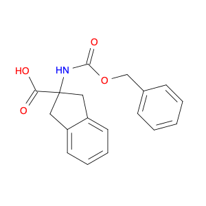 2-(((Benzyloxy)carbonyl)amino)-2,3-dihydro-1H-indene-2-carboxylic acid