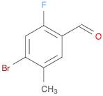 4-Bromo-2-fluoro-5-methylbenzaldehyde