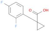 Cyclopropanecarboxylic acid, 1-(2,4-difluorophenyl)-